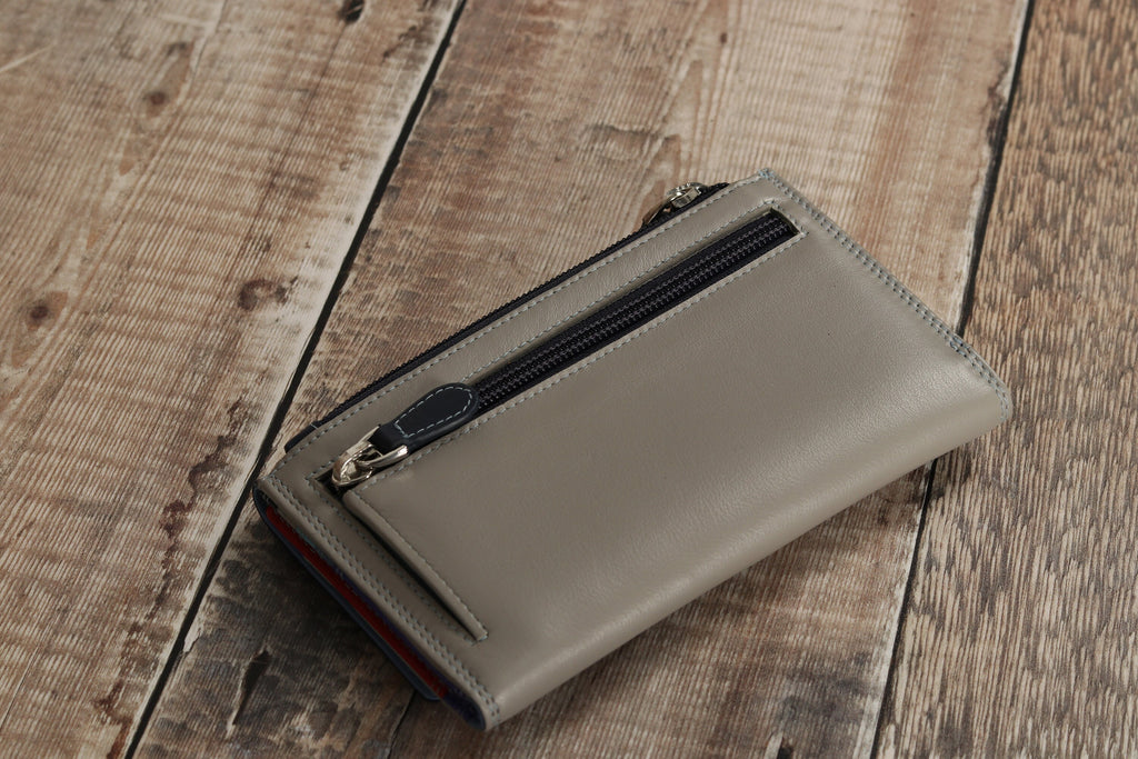 Women's Purse, Personalised Ladies Leather Purse With Card Holder, Zip Coin Pocket, Personalized Women's Genuine Leather Wallet,Gift For Her