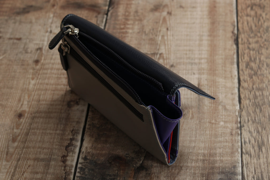 Women's Purse, Personalised Ladies Leather Purse With Card Holder, Zip Coin Pocket, Personalized Women's Genuine Leather Wallet,Gift For Her