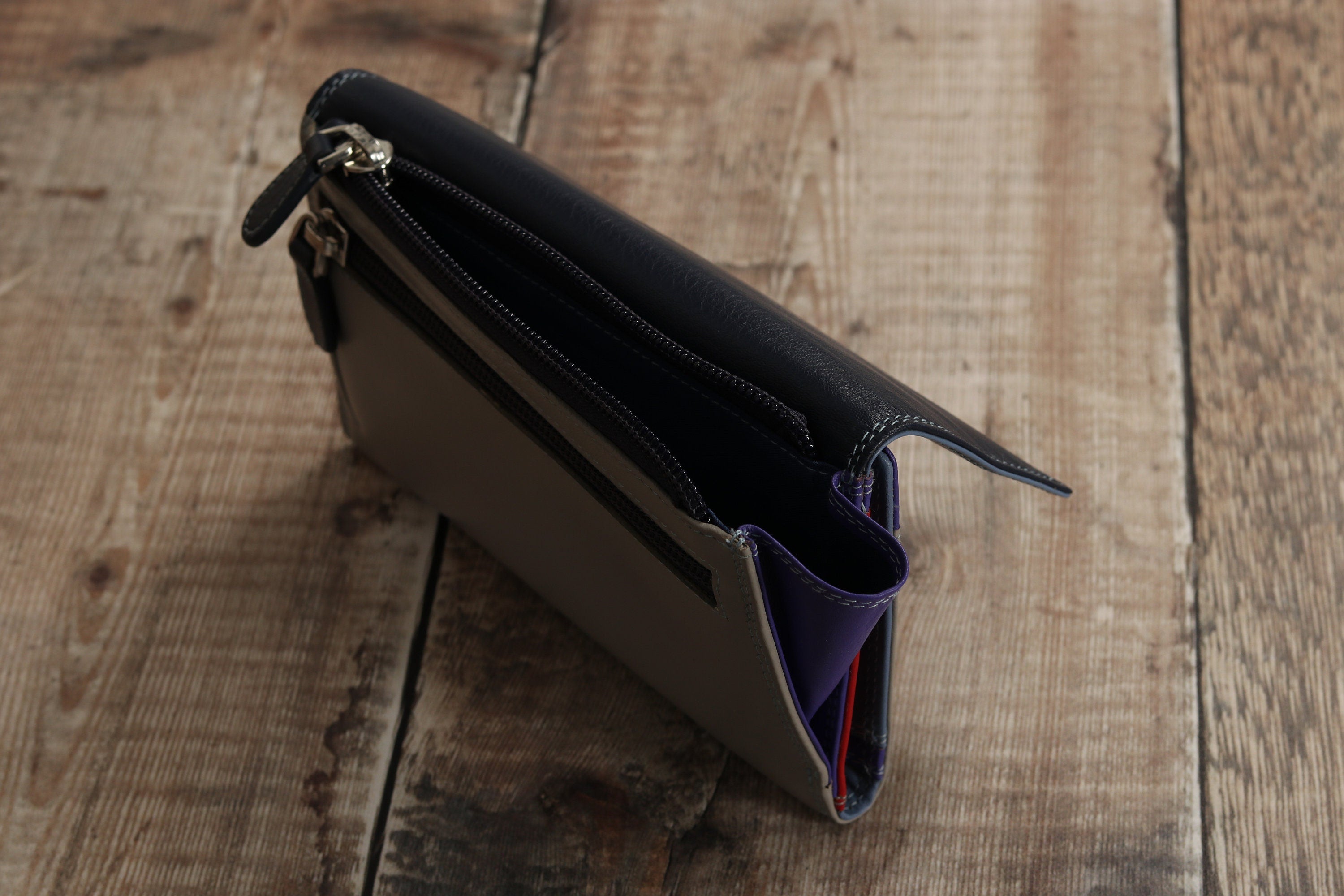 Women's Purse, Personalised Ladies Leather Purse With Card Holder, Zip Coin Pocket, Personalized Women's Genuine Leather Wallet,Gift For Her